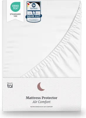 Produktbild von Blumtal nepremokavý matracový chránič 60x120 cm - certifikovaný Oeko-Tex, priedušný matracový chránič, fixácia ťahom, bez praskania