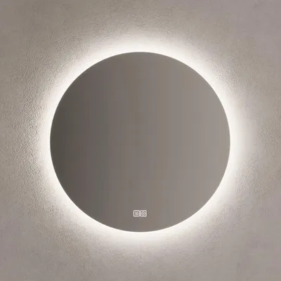 Obrázek produktu pro Zrcadlo do koupelny Kronenbach Moon, průměr 80 cm, s topením a LED ovladačem
