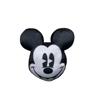 Produktbild von Mickey Mouse Geformter Velours Dekokissen Kuschelkissen