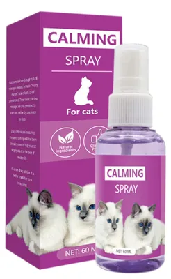 Image de Spray apaisant pour chats, 60 ml, pour réduire le stress