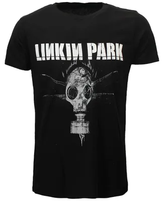 Obrázok produktu pre Tričko Linkin Park Dragon Fly Gas Mask, čierne – XL