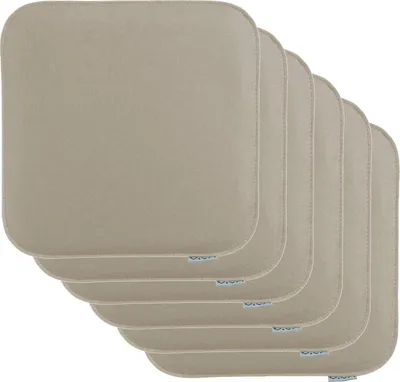 Produktbild von Famanu Sitzkissen quadratisch Filz - 6 Stück - taupe-beige