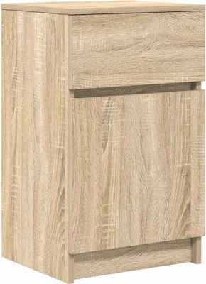 Image de Table de chevet chêne sonoma 39x35x65 cm bois d'ingénierie