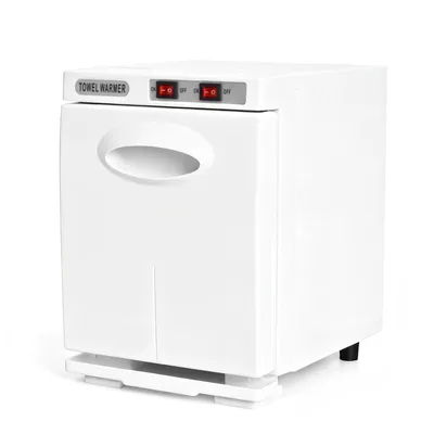 Produktbild von ZMH Handtuchwärmer Towel Warmer UV Handtuch Wärmegerät Handtuch Wärmer 360° Heizung Handtücher Handtuchtrockner Elektrisch für Spa Hotel Weiß 5L