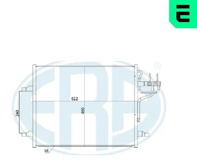 Produktbild von ERA 667283 Kondensator Klimaanlage Klimakondensator für FORD KUGA I
