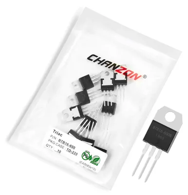 10 Stück BTB16-800 TO-220 Triac 16A Transistor