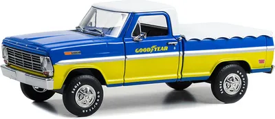 Produktbild von FORD F-100 Pick-up 1969 GOODYEAR TIRES, GREEN85073, Maßstab1/24, GREENLIGHT