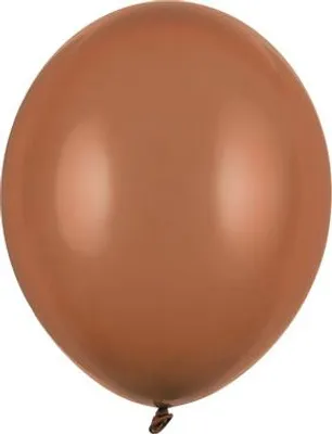 Image de Strong Balloons 12 cm, Pastel Mocca (1 paquet / 100 pièces)