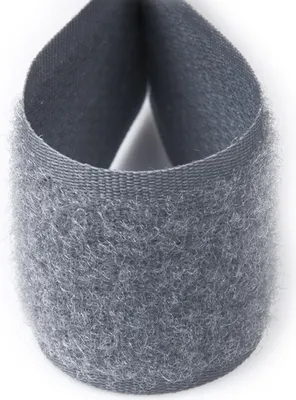 Obrázek produktu pro Suchý zip 20mm šedý, metráž, smyčky / 1 m