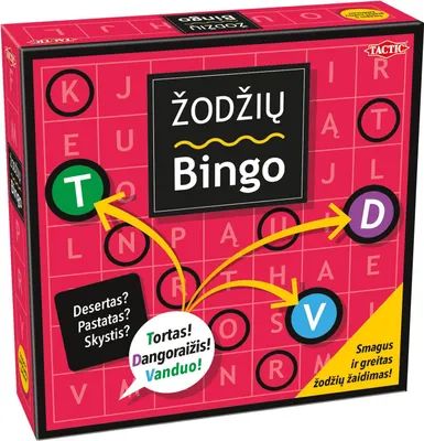 Produktbild von Taktikspiel Wort-Bingo (in litauischer Sprache)