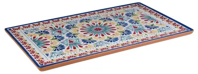Produktbild von APS-Germany ARABESQUE, Klassisches Serviertablett, Rechteck, Melamin, Mehrfarbig, 530 mm, 325 mm
