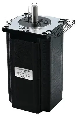Produktbild von Schrittmotor, 3,0 N.m Drehmoment, Dualwellenkompatibilität, Einzelachse 8mm
