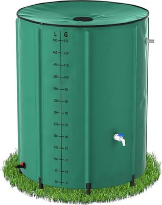 Produktbild von Famanu Regenton Faltbar mit Deckel und Ablassventil - 750 Liter