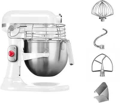 Productafbeelding van KitchenAid Artisan keukenmachine, professioneel model, 325 W, wit