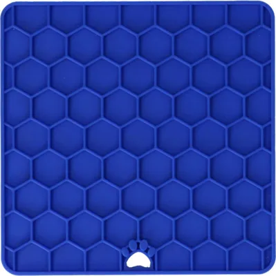 Produktbild von Eat Slow Live Longer Leckmatte Fun & Relax blau