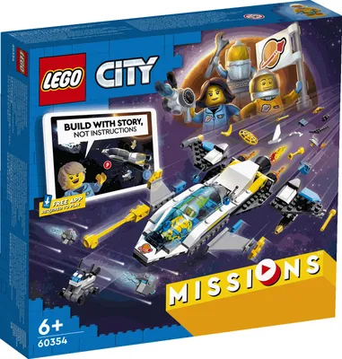 Produktbild von LEGO 60354 City Erkundungsmissionen im Weltraum mit Raumschiff und 3 Minifiguren