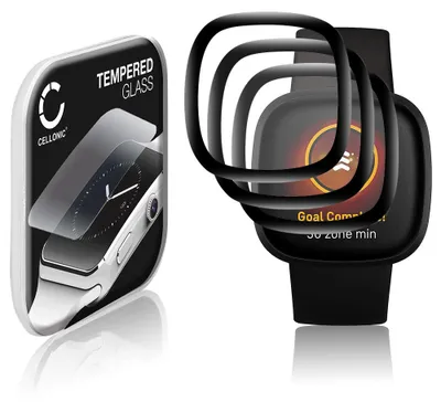 Produktbild von CELLONIC 3x Displayschutz kompatibel mit FitBit Versa 3, Sense