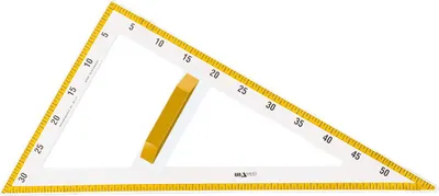 Produktbild von Zeichendreieck 60°/60 cm magnetisch