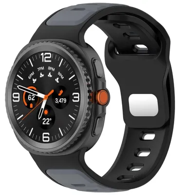 Obrázok produktu pre Dvojfarebný silikónový remienok s rýchloupínacím uzáverom pre Samsung Galaxy Watch 8 / 8 Classic