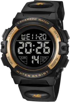Produktbild von Armbanduhr Digital Uhren für Kinder 50M Wasserdicht Sports Outdoor Digitaluhr Kinder Silikon Wecker/Stoppuhr/LED-Licht/Stoßfest/Datum,Elektronische