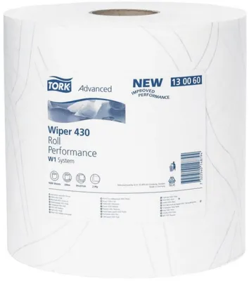 Produktbild von Tork 130060, 1000 Blätter, Weiß, 369 mm, 340 m, 340 mm, 37,5 cm