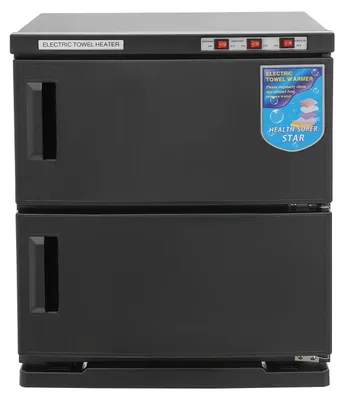 Zdjęcie produktu dla Ogrzewacz do ręczników, ogrzewanie elektryczne, pojemność 50 l, czarny