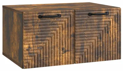 Productafbeelding van vidaXL Wandmeubel voor televisie, gerookt eikenhout, 59,5 x 41 x 30 cm