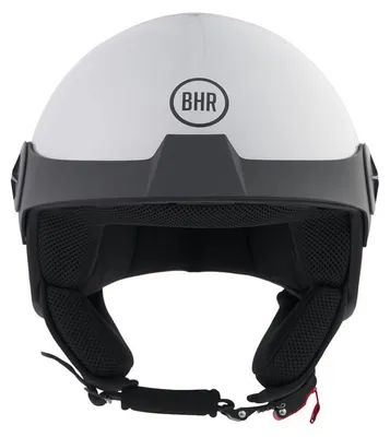 Immagine prodotto di BHR 833 PEAK, Casco Moto Demi-Jet Omologato ECE 22.06, Peso e Dimensioni ridotte & Design Minimal per la Massima Funzionalità, Silver, L