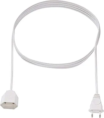 Produktbild von BACHMANN Euro-Verlängerung 230V/2,5A, weiß, 3 m