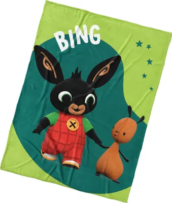 Obrázek produktu pro Dětská deka Zajíček Bing a Kamarád Flop 150x200 cm