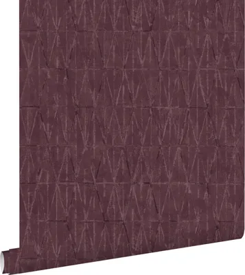 Zdjęcie produktu dla ESTAhome Tapeta linie graficzne bakłażanowym fioletowym 50 x 900 cm
