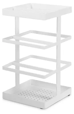 Produktbild von H&H Werkzeughalter aus Metall in Weiß, 12 x 22 cm