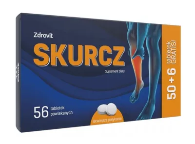 Immagine prodotto di Zdrovit Skurcz - Integratore alimentare per il sostegno della funzione muscolare - 56 compresse