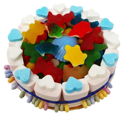 Produktbild von Fruchtgummi Geburtstagstorte Happy Birthday Geschenkidee Jungen 550g