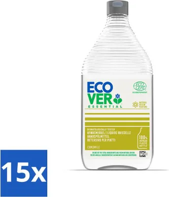 Produktbild von Ecover - Essential Geschirrspülmittel - Kamille - 950 ml - Vorteilspack - 15 Stücke
