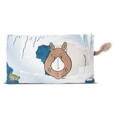 Produktbild von NICI Kissen Wollnashorn Ellinor 46659 - NICI Stone Age Kuschelkissen 43x25cm