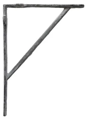 Image de Étagère murale en métal - Gris antique - 27 cm