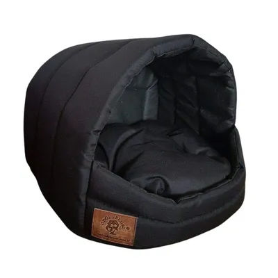 Obrázok produktu pre psia jaskyňa, búda pre psov 34x40x39cm - čierna