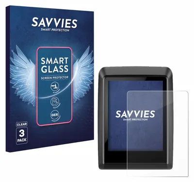 Produktbild von 3x Savvies Schutzglas Folie für Bosch Kiox 300 9H Panzer Schutzfolie Glas Displayschutz klar transparent