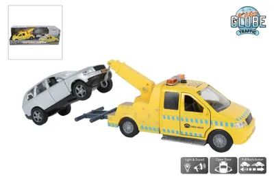 Obrázek produktu pro Dětská hračka Kids GLOBE – odtahovka, 26 cm, se světly a zvuky – plastová