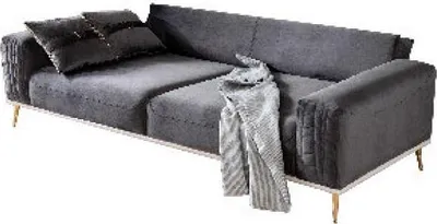 Produktbild von Sofa 3 Sitzer Sofas Couchen Polster Wohnzimmer Design Textil Stoff