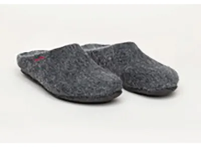 Produktbild von Gottstein Magicfelt 709 Uni Wollfilz-Pantoffel anthracit, 17-709-4815 - Gr. 38