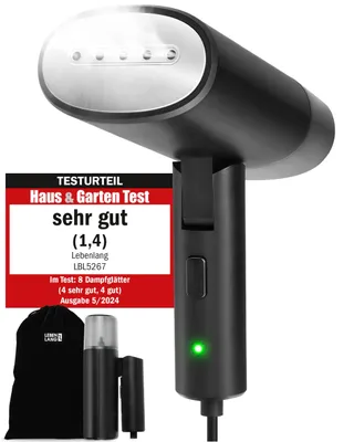 Obrázok produktu pre LEBENLANG – Prenosný parný žehlič na cestovanie – Kompaktný, skladací, vrátane cestovnej sady