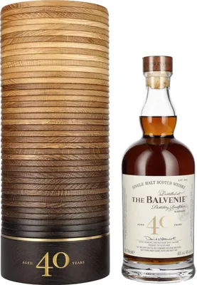 Image de The Balvenie 40 Years Old Single Malt Scotch Whisky 46% Vol. 0,7l in Holzkiste