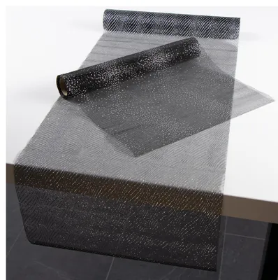 Produktbild von com-four® 2x Tischläufer Weihnachten - Dekoratives Tischband mit Punkten und Streifen - Tischdeko für Weihnachten - 30 x 500 cm [Auswahl variiert]