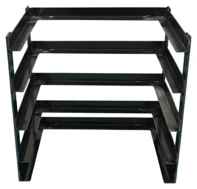 Produktbild von Grillschublade für Grillkamin, Grilleinsatz 41,5 x 30,5 x 40 cm, Stahl