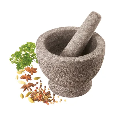 Obrázek produktu pro Hmoždíř Axentia, žulový kámen, D15xH11cm Predecessor 15301