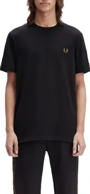 Image de Fred Perry Contrast Tape Ringer T-shir Couleur Noir