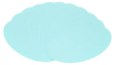 Ovale Bastelkartons, hellblau, 10 Stück, 12,7 x 20,3 cm