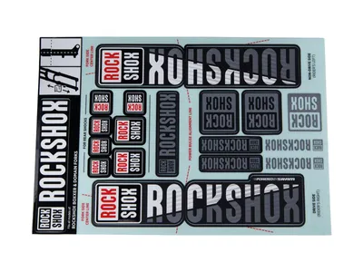Produktbild von ROCKSHOX Dekorsatz Passend für Decal Kit für Ø 35  weiß